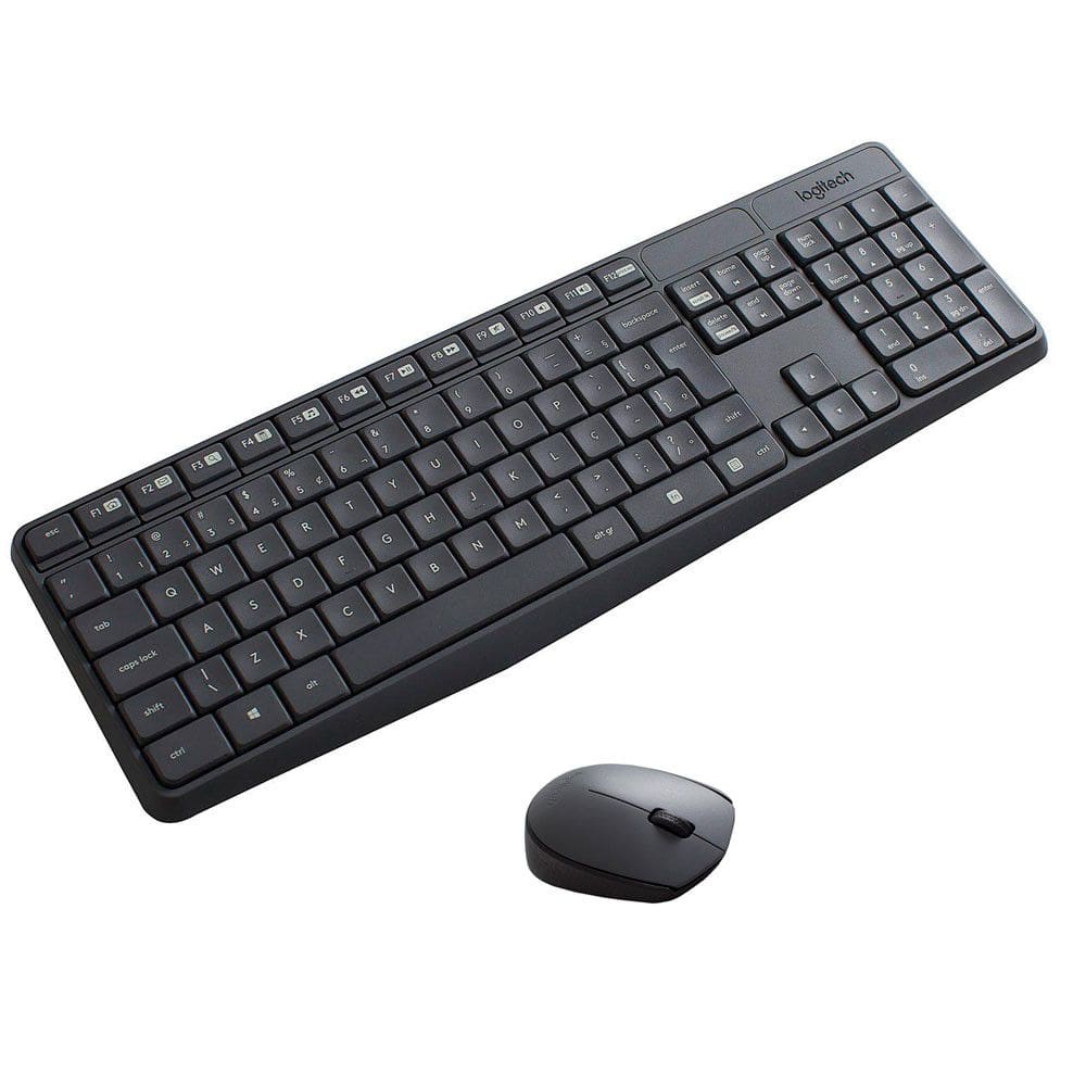 Combo Teclado e Mouse Logitech Wireless MK235