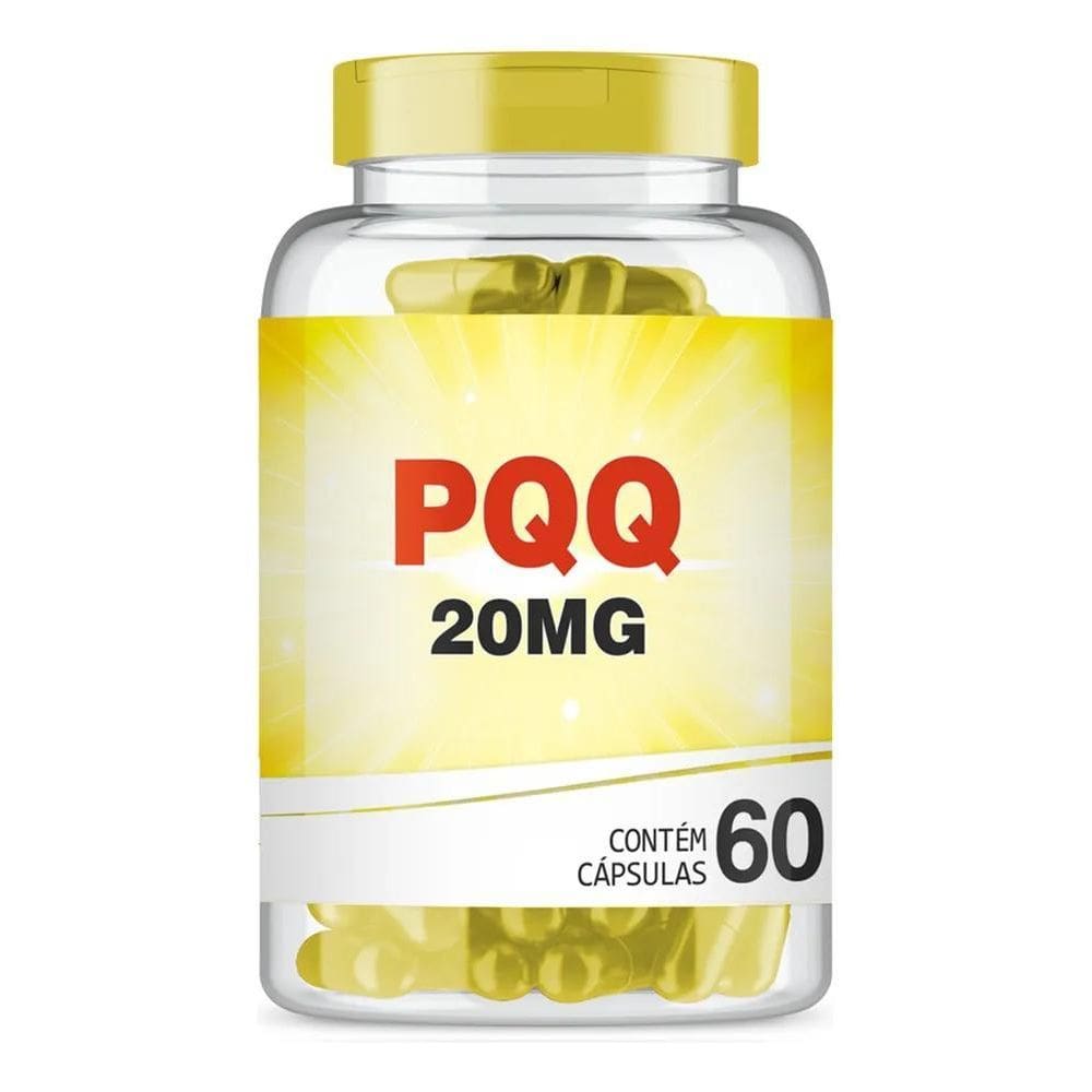2X Pqq Pirroloquinolina Quinona 20Mg Com 60 Cápsulas