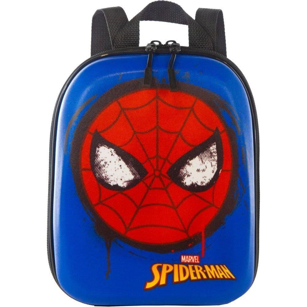 Mochila Infantil Homem Aranha Tamanho P - Azul
