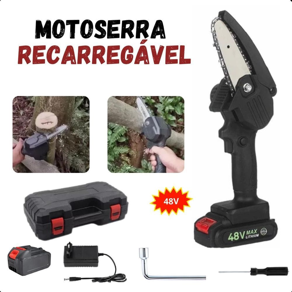 Serra Elétrica 48V Leve E Portátil