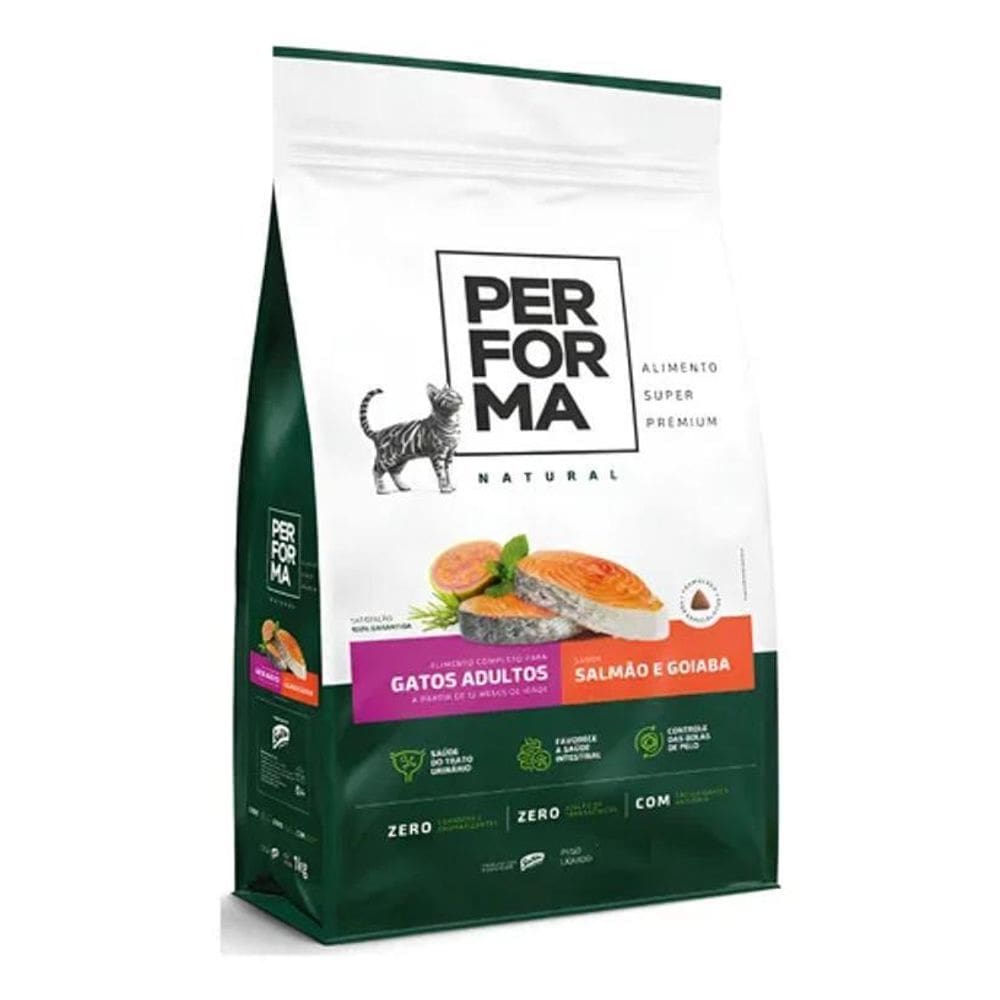 Melhor Ração Gatos Adultos Performa 10,1Kg Premium Natural