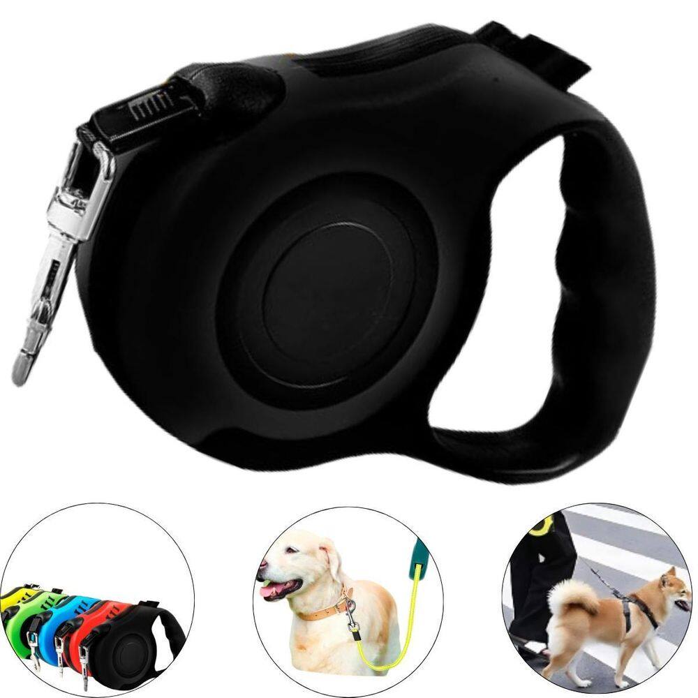 Coleira Retrátil Pet 5M Ideal Longos Segura