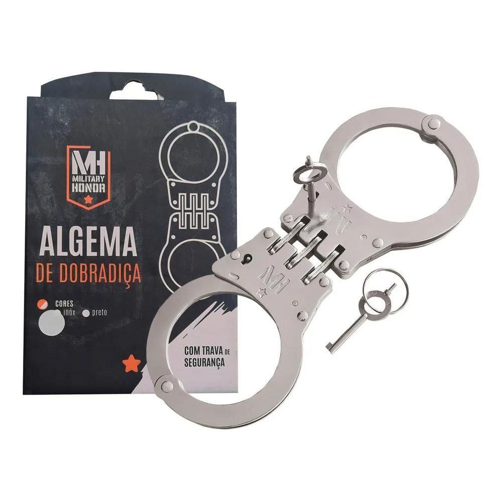 2X De Dobradiça Impactus Prata Niquelado