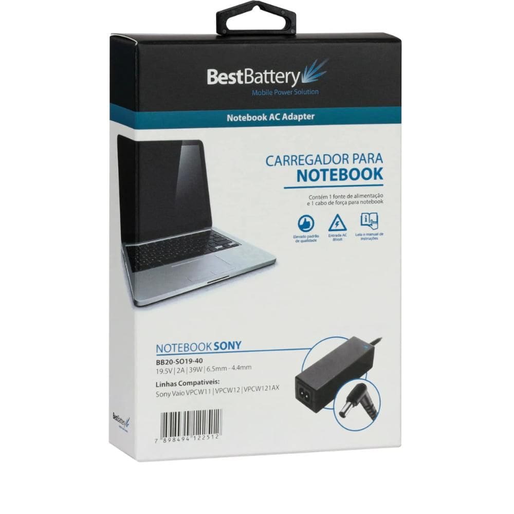 Fonte p/ Notebook Sony Vaio BB20-SO19-B