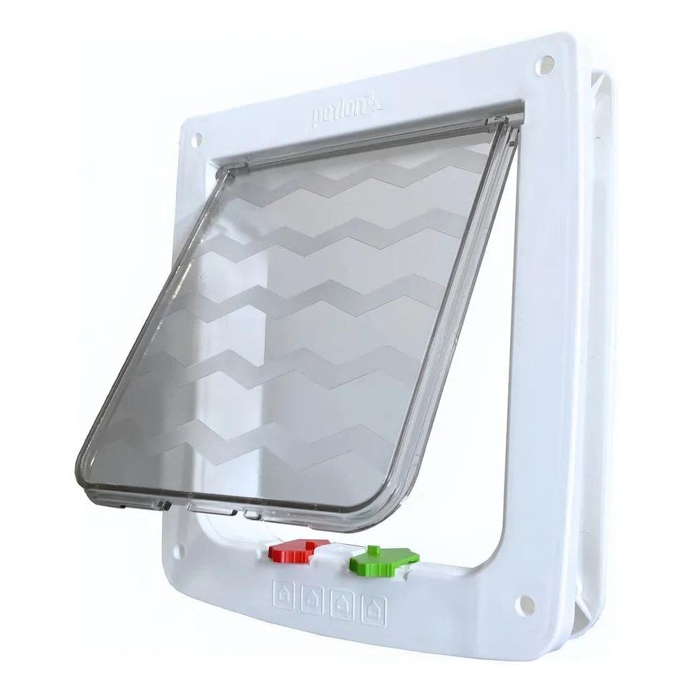 Porta Portinha Gato Cachorro G 27,5Cm X 24,5 Cm Cor Branco