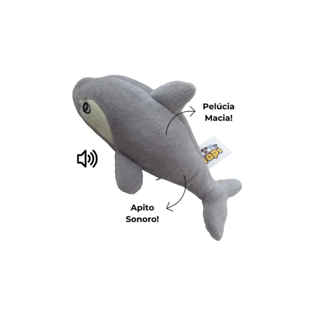 Mordedor Baleia De Pelúcia Para Pets