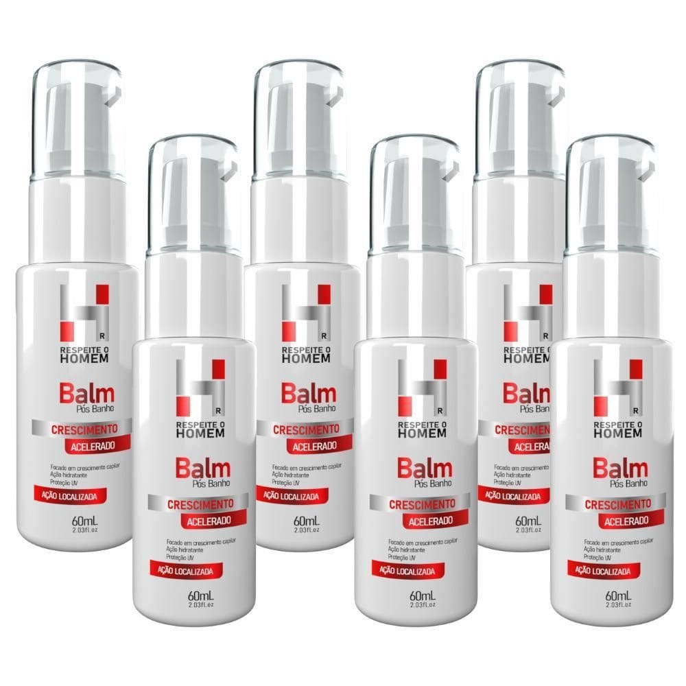 Balm Pós-Banho Calvície Zero  6X