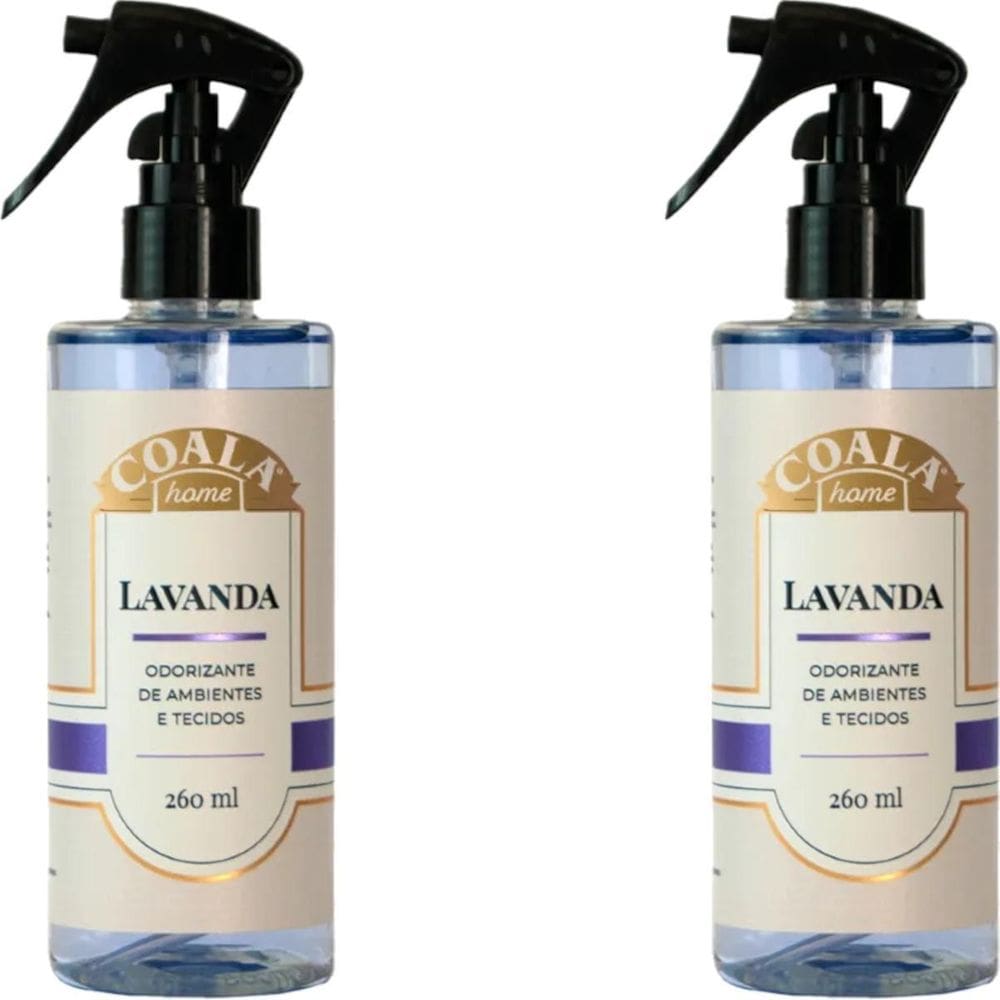 Kit 2 Odorizante De Ambientes E Tecidos 260Ml Coala Lavanda