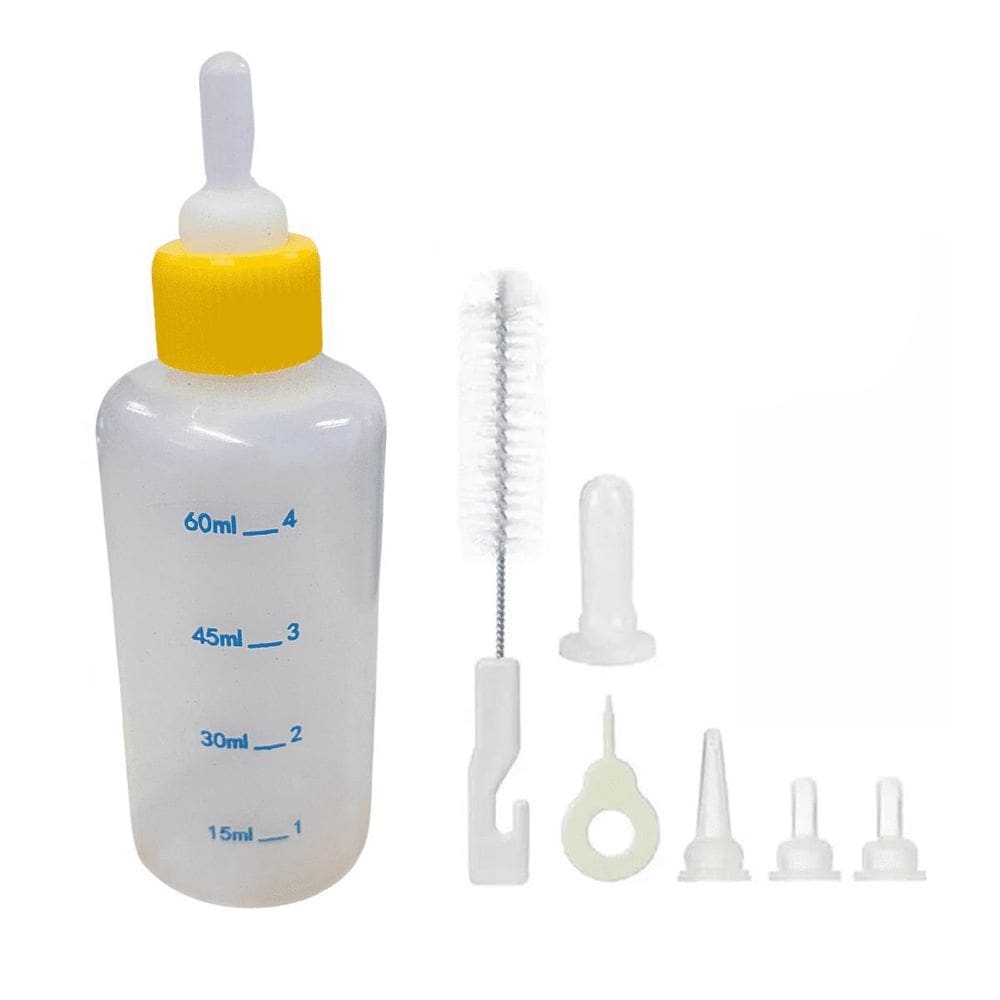 Mamadeira Para Cães E Gatos Filhotes 4 Bicos 60 Ml Premium