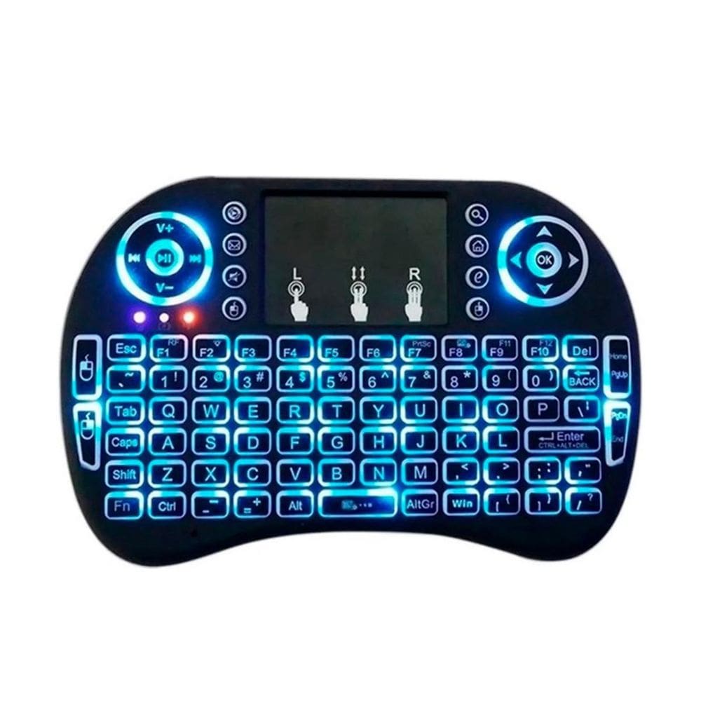 Mini Teclado Controle Remoto E Mouse Ideal Console E