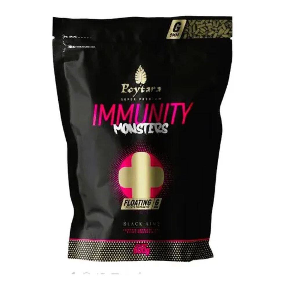 Ração Poytara Black Line Immunity Monster Floating G 600G