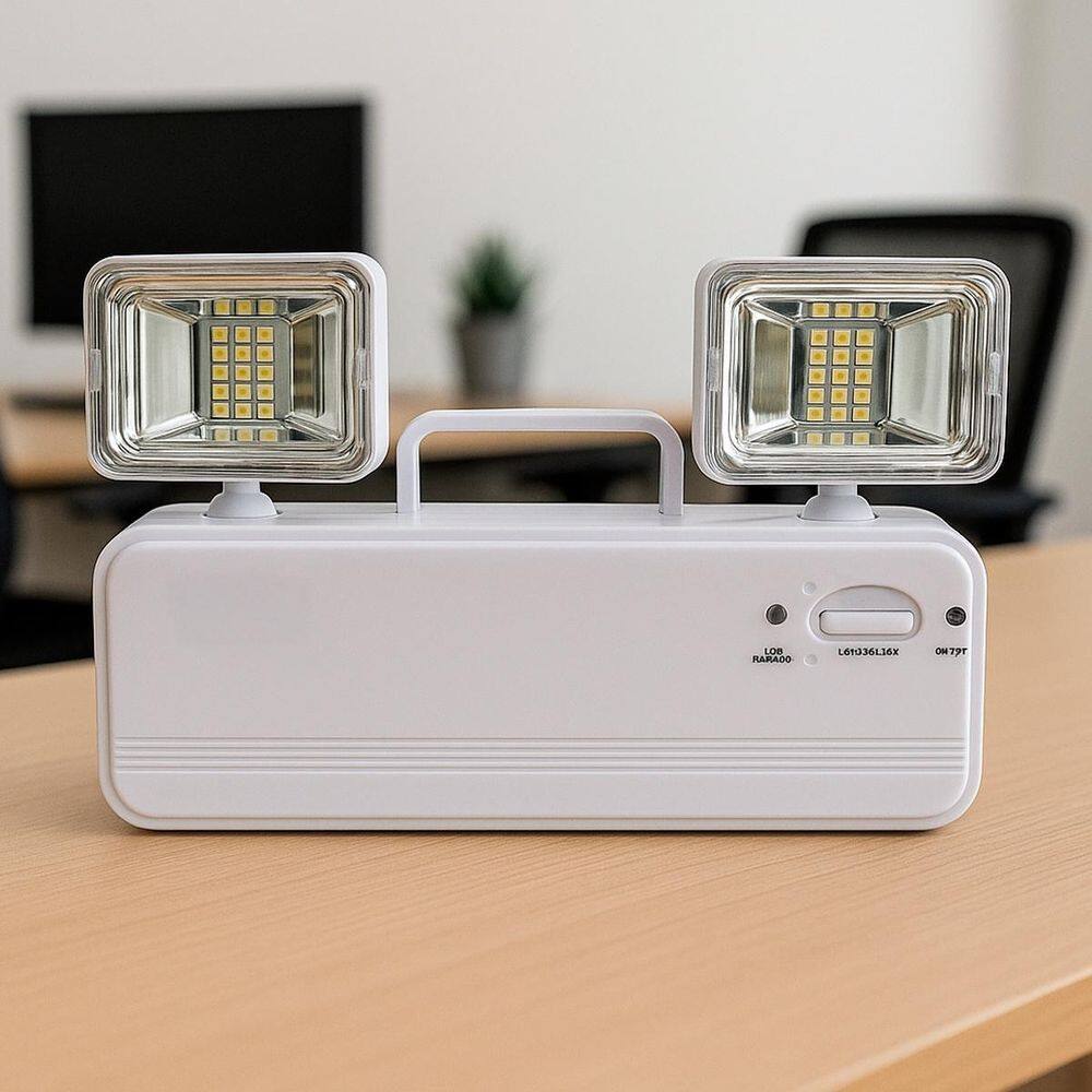 Luminária De Emergência Para Uso Residencial Luz Led