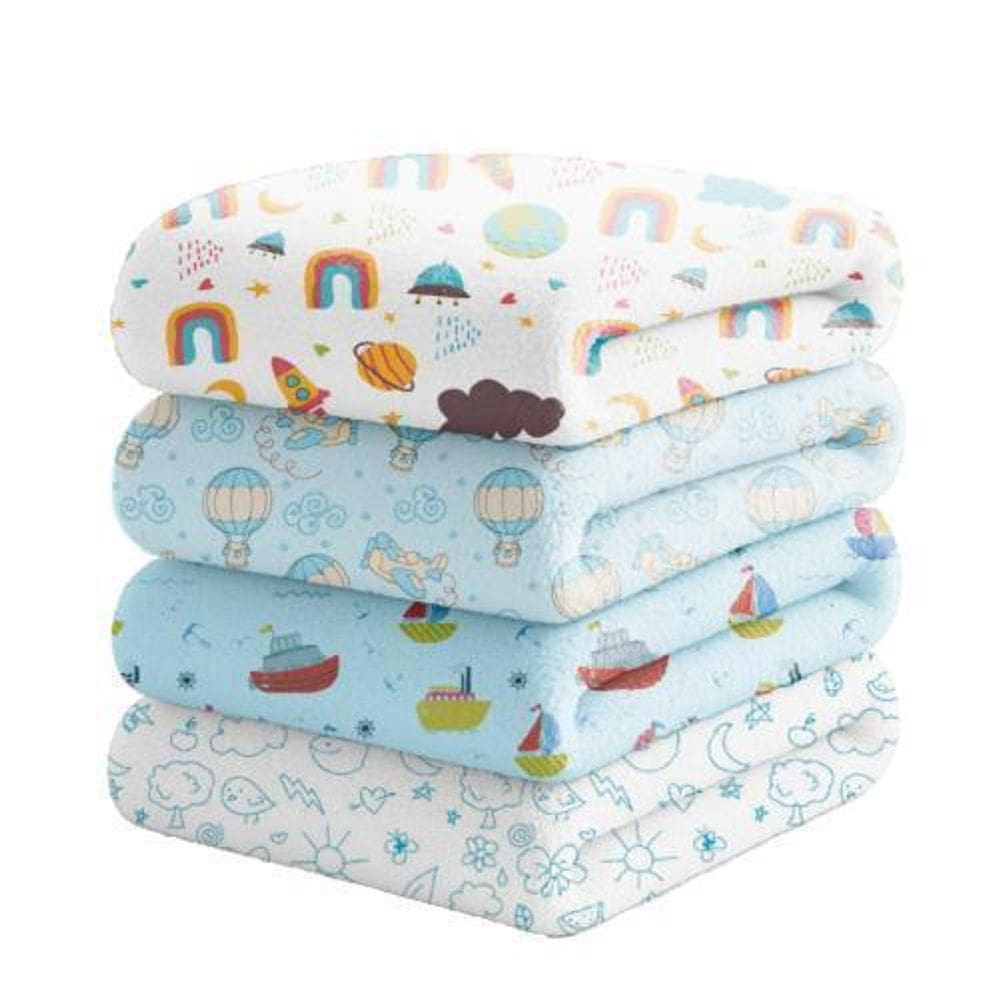 Cobertor Quentinho Para Inverno 100% Algodão Bebe Masculino