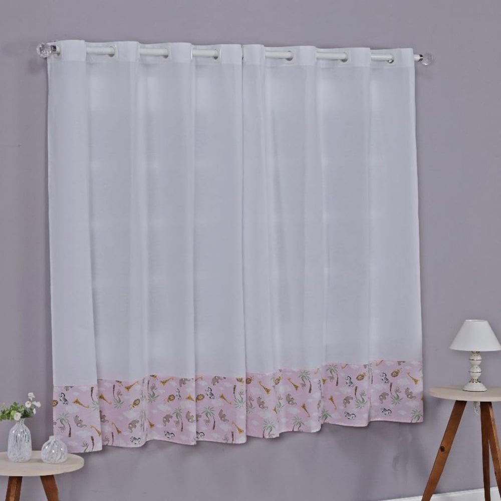 Cortina Baby 2 Metros Quarto Bebê Infantil Menino Menina