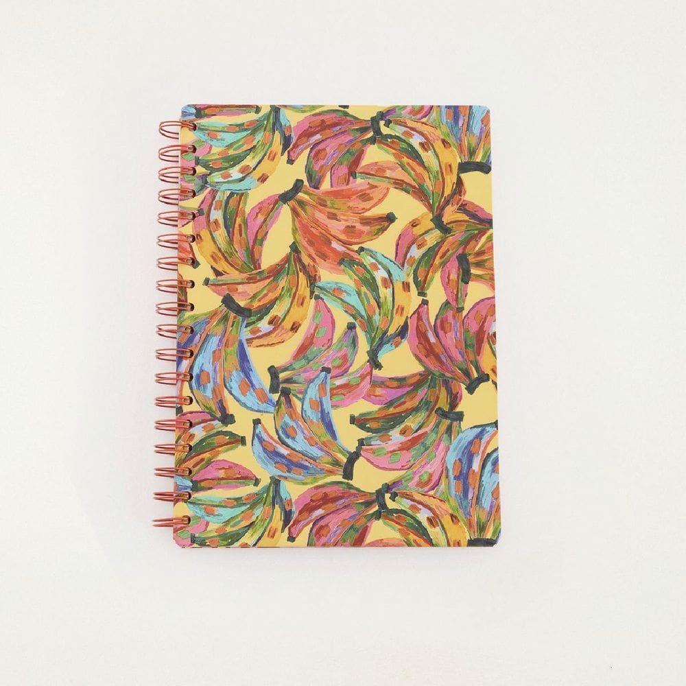 Caderno Farm Universitário Cor De Banana 100 Folhas