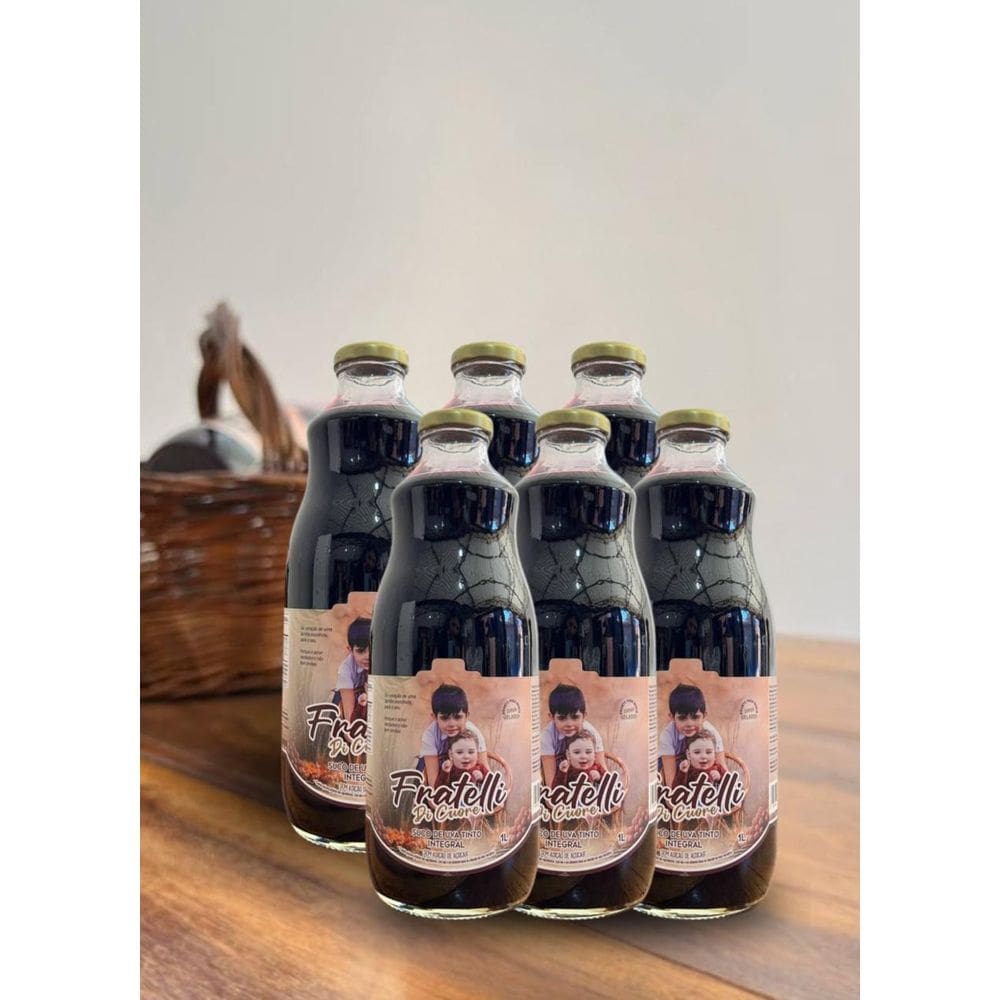 Suco De Uva Tinto Integral 1 Lts 6 Unidades