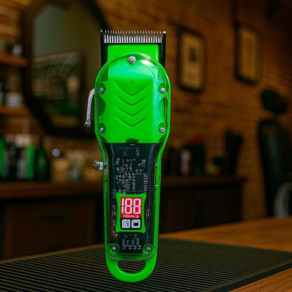 Máquina De Cortar Cabelo Bivolt Para Barbeiros