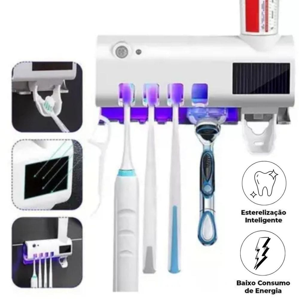 Suporte Com Esterilizador Com Luz Ultravioleta