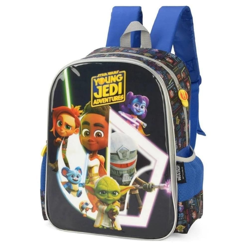 Mochila De Costas Infantil Escolar Star Wars Young Jedi