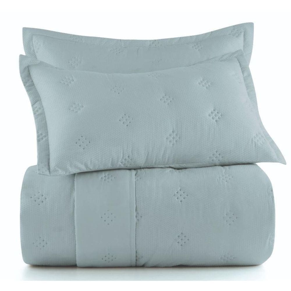 Jogo De Colcha Queen Toque Acetinado Anarruga Altenburg