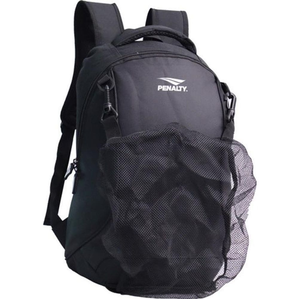 Mochila Porta Bola 20L Penalty Preto Desenho Do Tecido Lisa