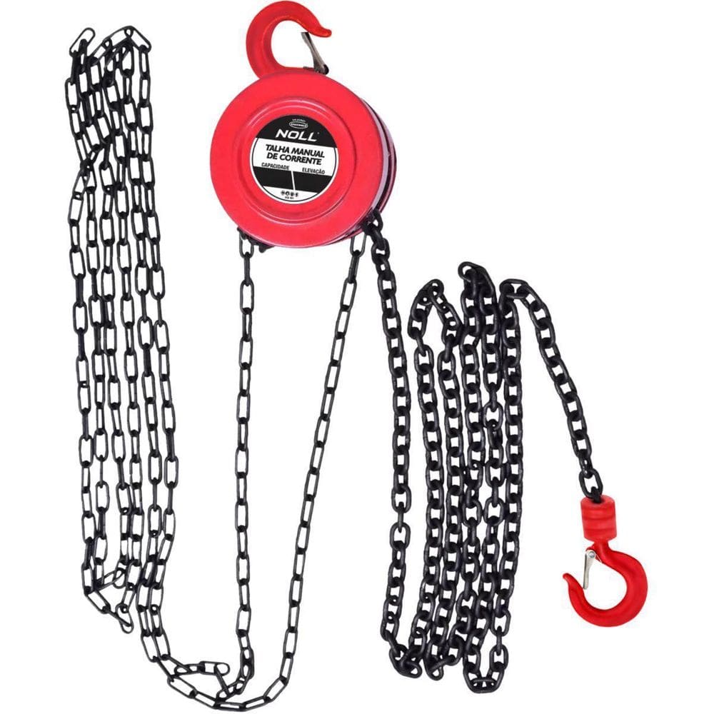Talha Manual De Corrente 3 Toneladas 3000 Kg 3 Metros - Noll