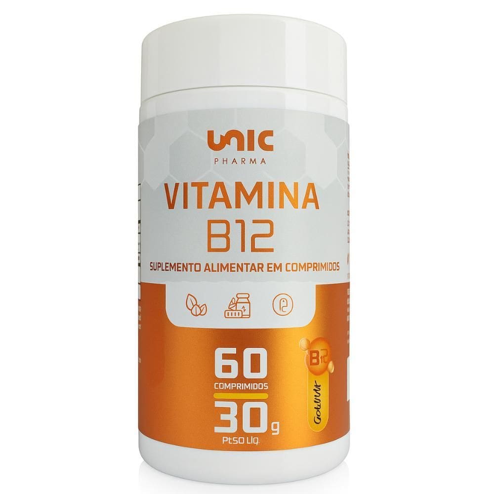 Vitamina B12 Energia C/60 Cápsulas - Unic Pharma