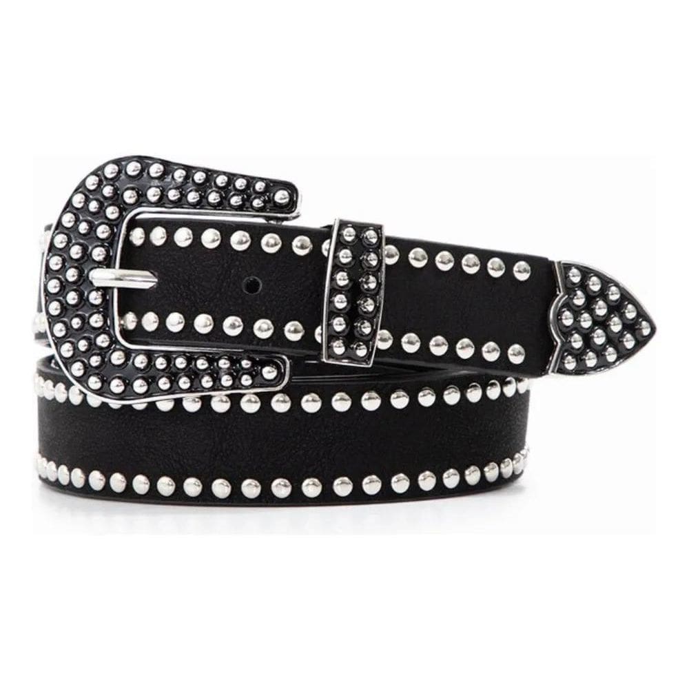 2X Cinto Feminino Tachas Texana Fivela Country Blogueira