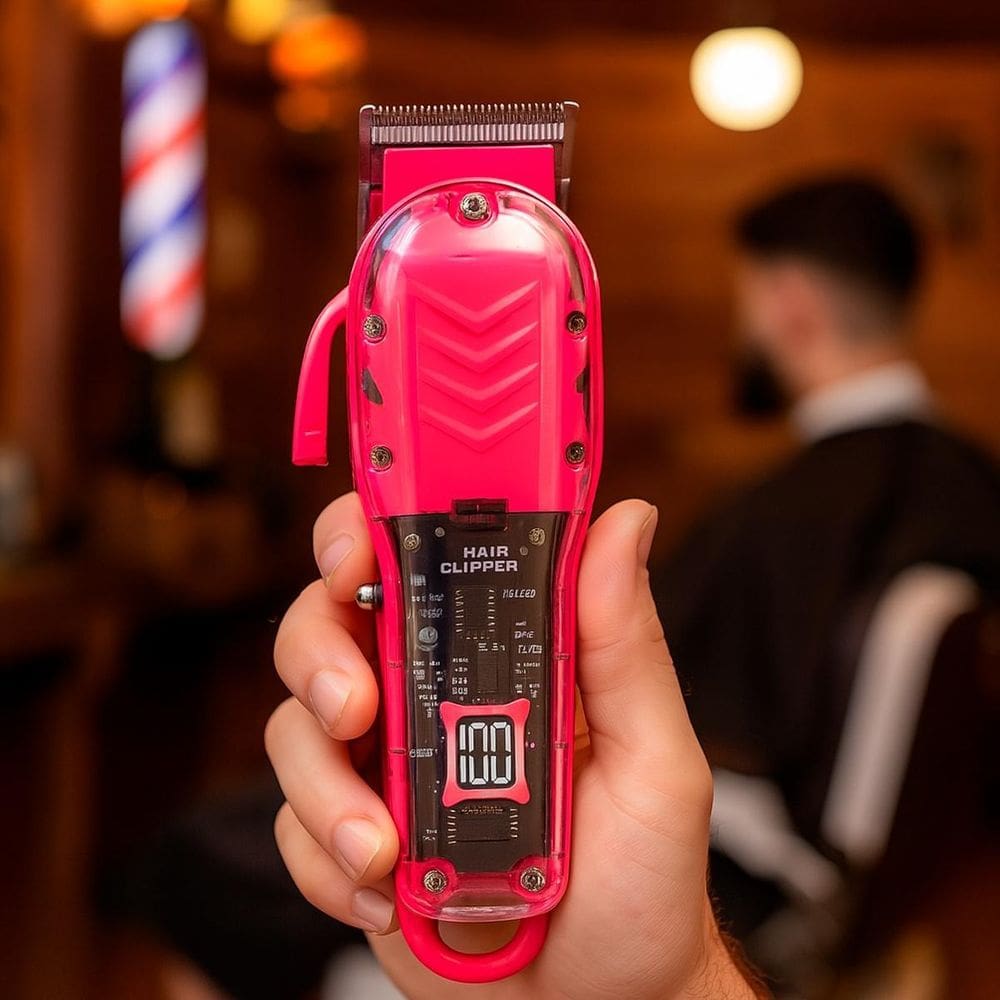 Máquina De Cortar Cabelo Com Cor E Precisão