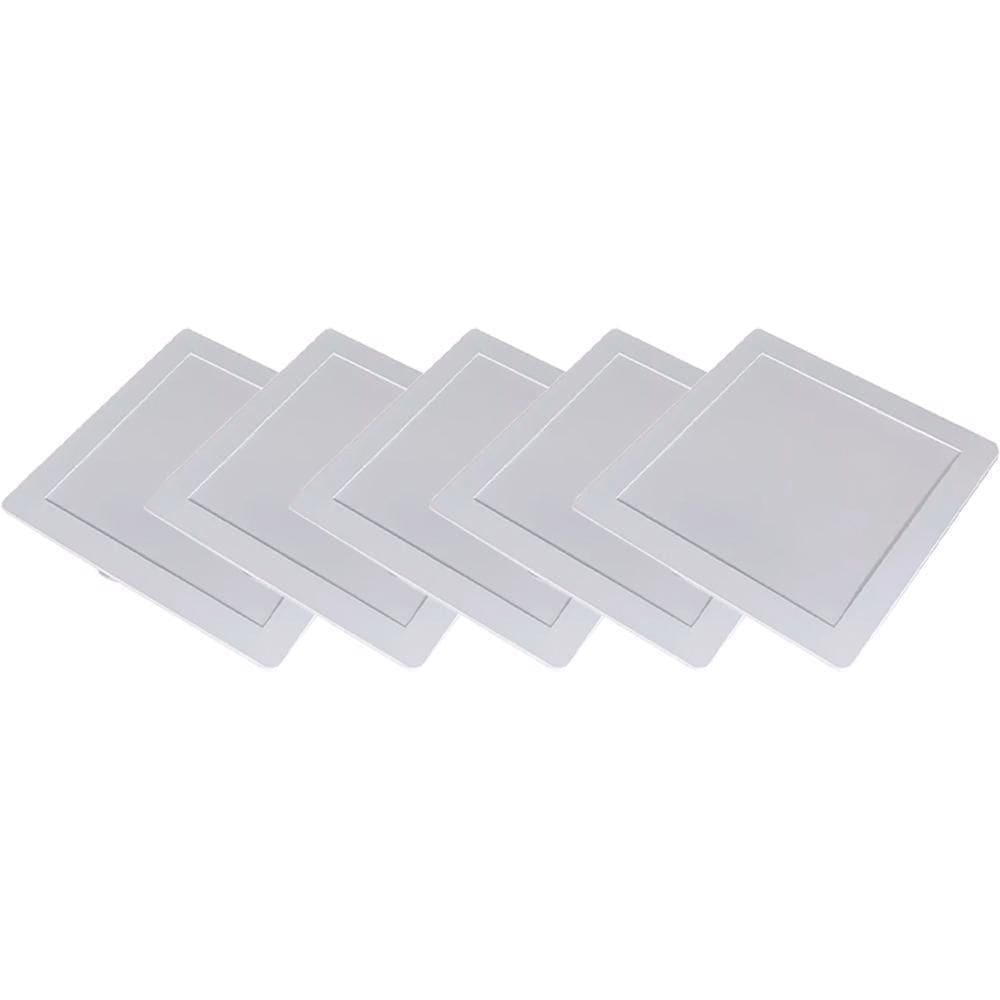 Kit 5 Luminária Plafon Led Quadrado Embutir 18W 6500K - Noll