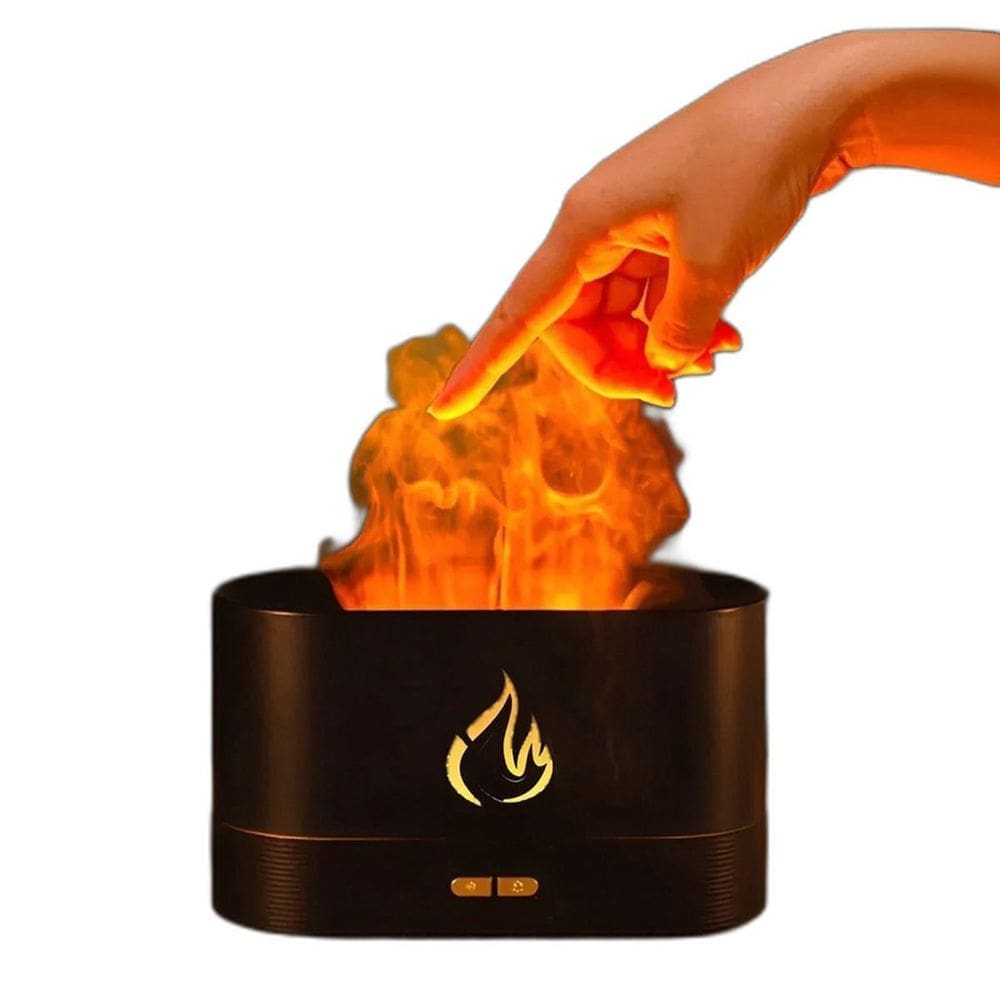 Difusor De Aromas Umdificador Parece Lareira Aromaterapia