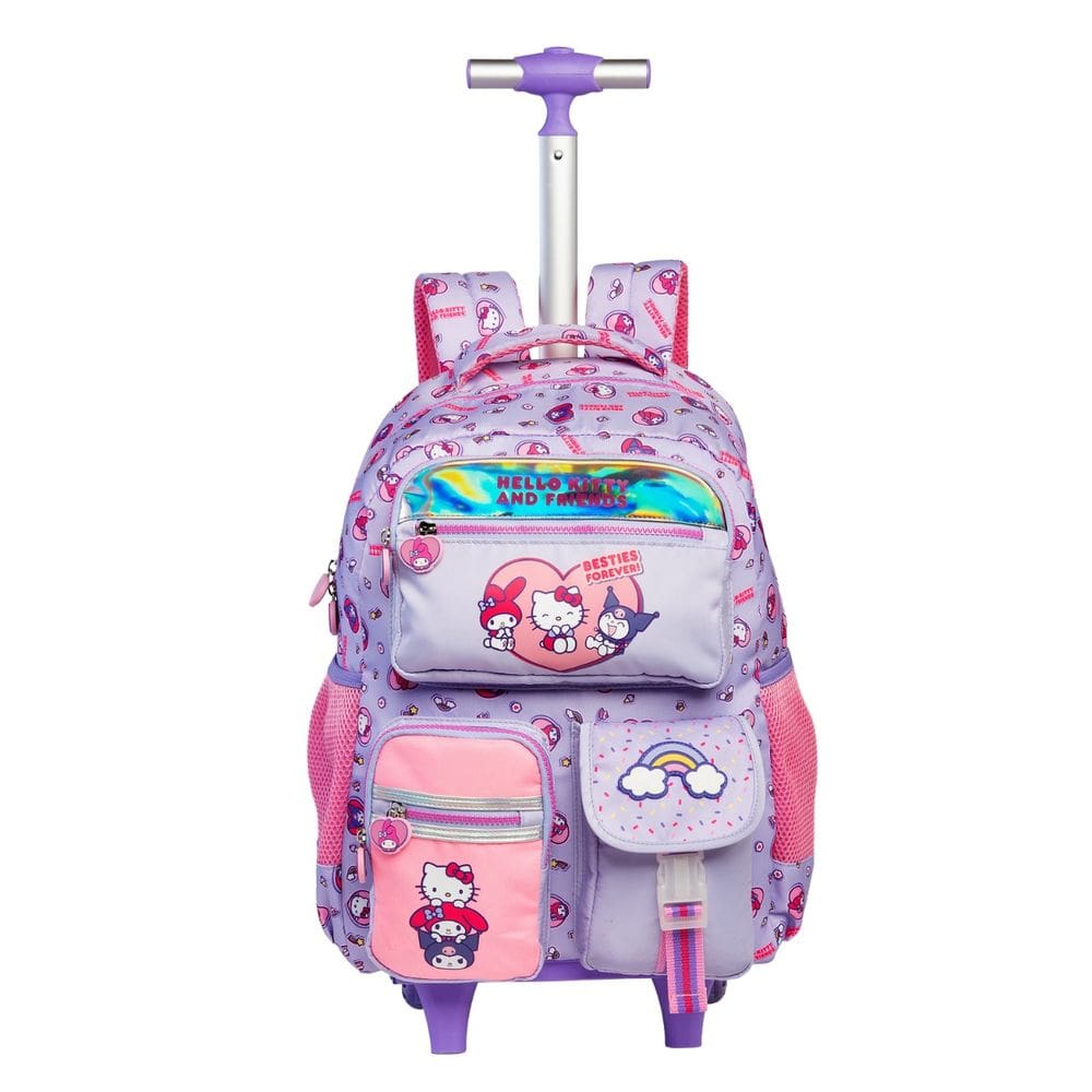 Mochila Rodas Amigos da Hello Kitty And Friends Meninas