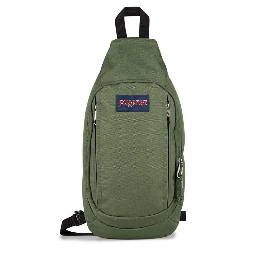 Mochila Jansport Move Sling Cargo Green 1 Alça Verde