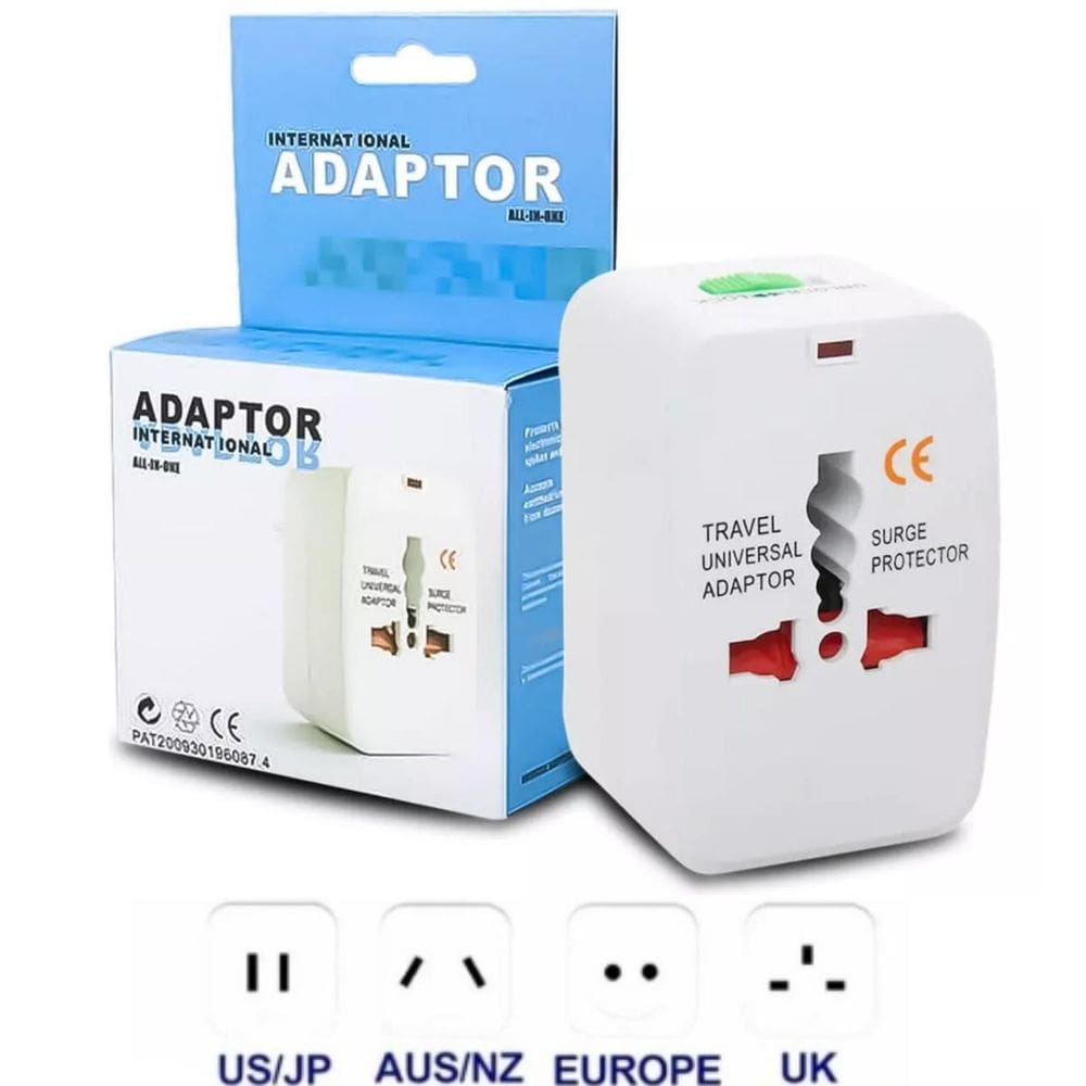 Adaptador De Tomada Para Eua Europa Reino Unido