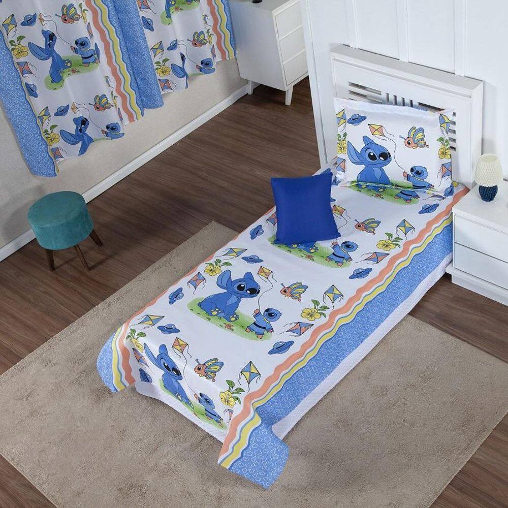 Colcha Cobre Leito Infantil Solteiro Menino Personagens +