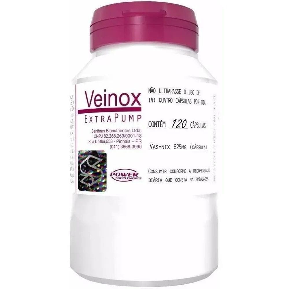 2X Veinox  120 Caps  Melhor Que Dilatex- Power Supplements S