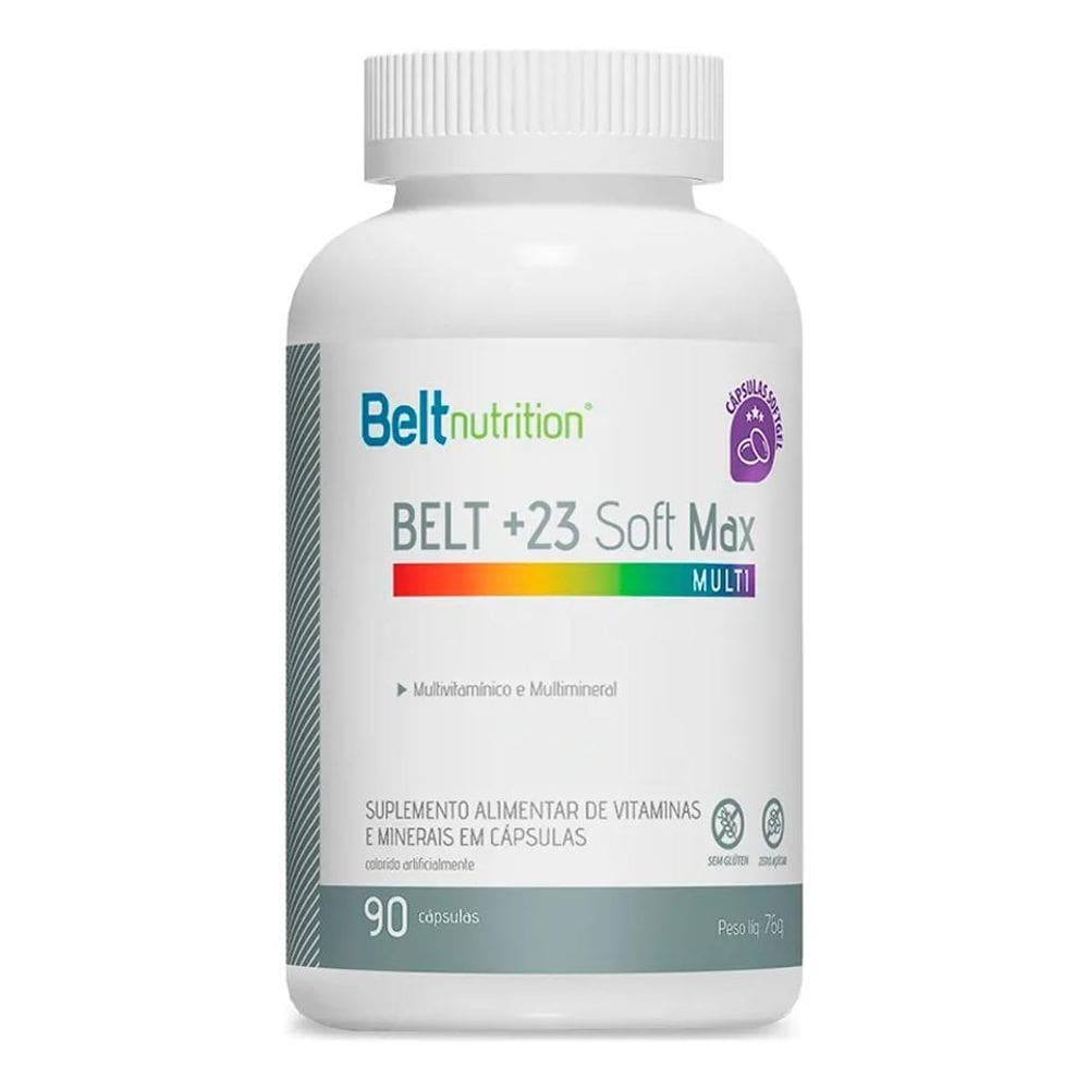 2X Belt +23 Soft Max Multi - 90 Cápsulas - Belt Nutrition
