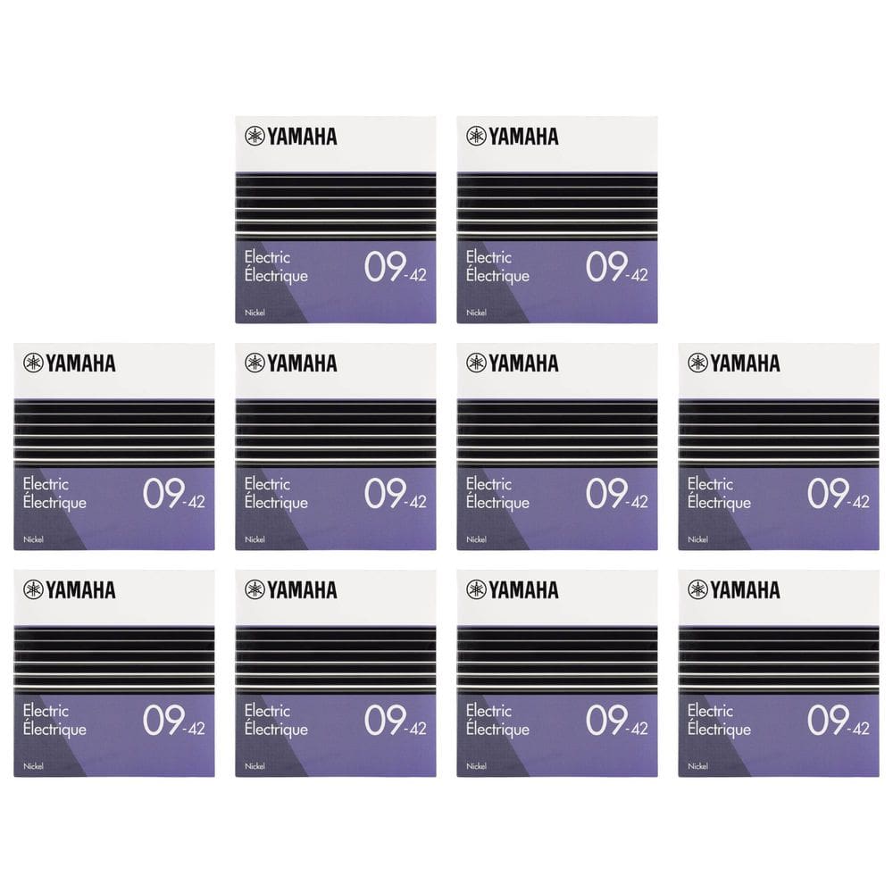 Kit 10 Encordoamentos para Guitarra Níquel Super Light 09-42 GSE09 Yamaha