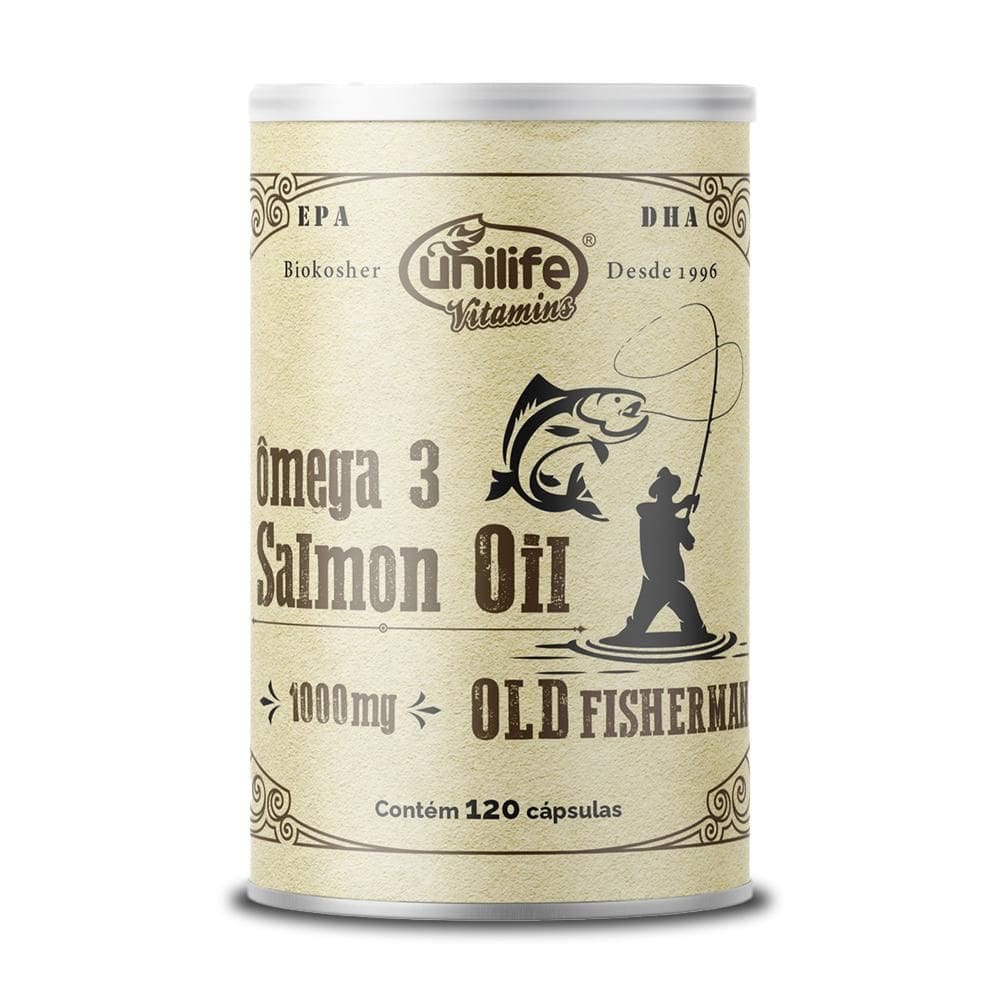 Ômega 3 Old Fisherman Unilife 120 Cápsulas