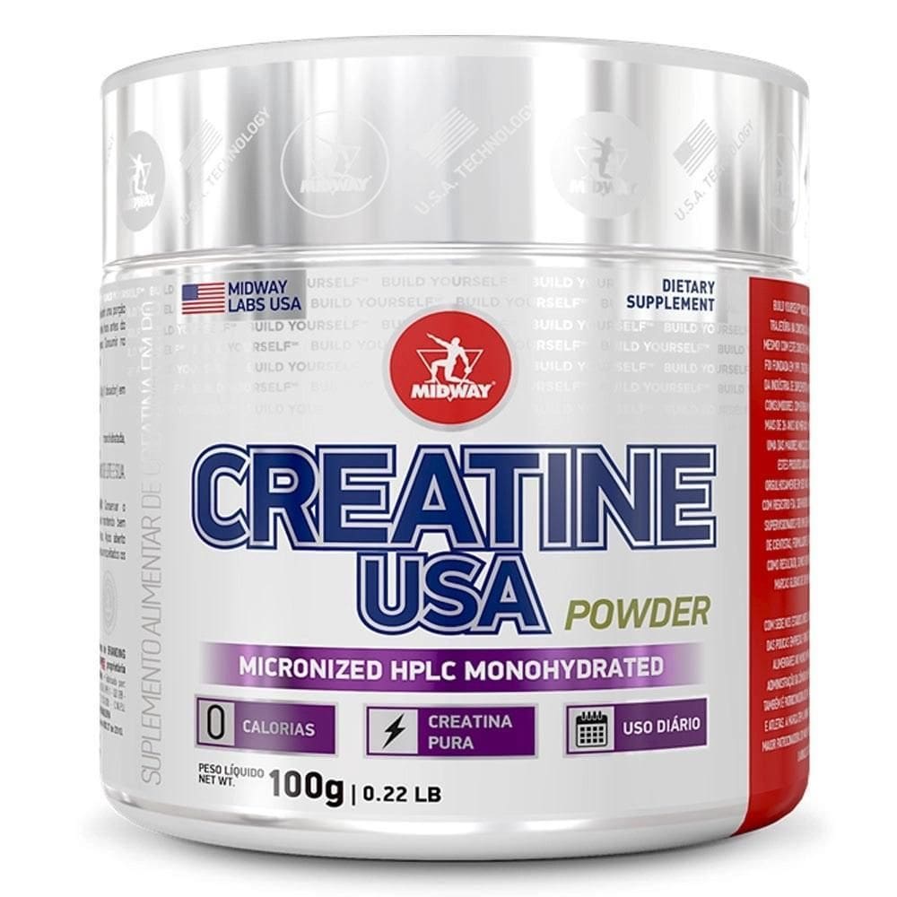 Creatine Usa 100% Pura 100G Midway