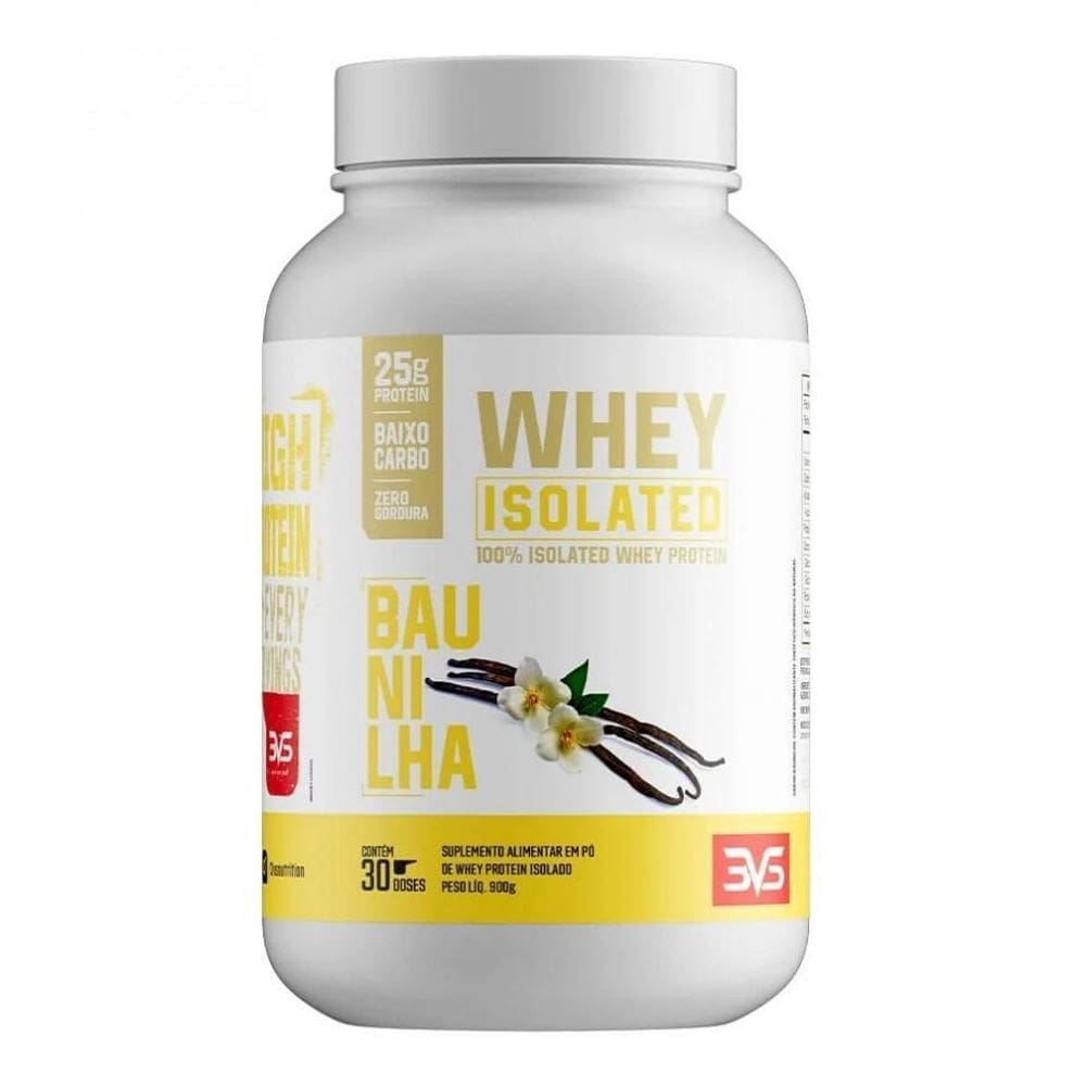 Whey Isolated  900G  - Sabor: Baunilha