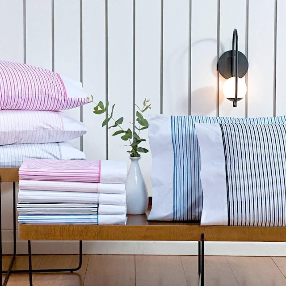 Kit Colcha / Cobre Leito Casal 200 Fios Essencial Andreza