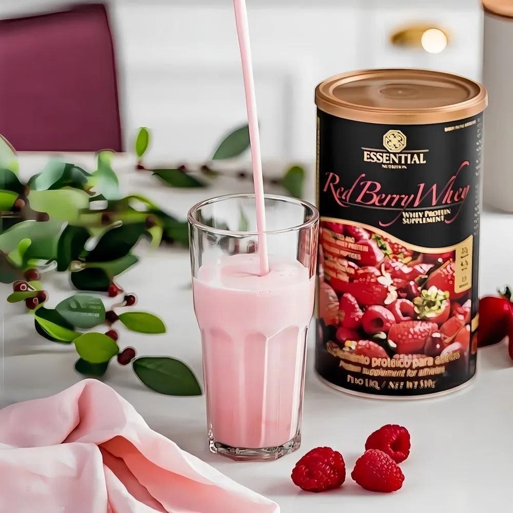 2X Whey Protein Red Berry 510G - Essential Nutrition Sabor F