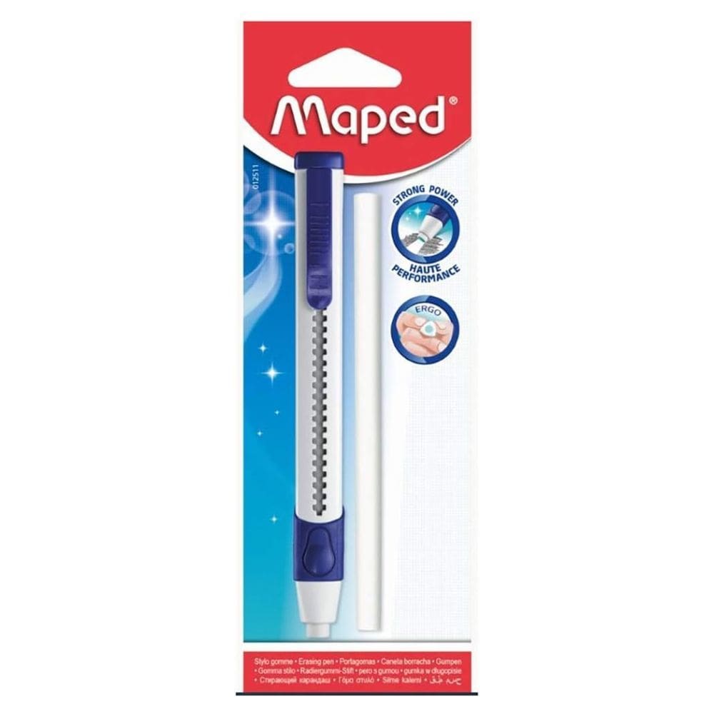 Maped Borracha Caneta Gom Pen Com Refil Blister X 1 – Maped