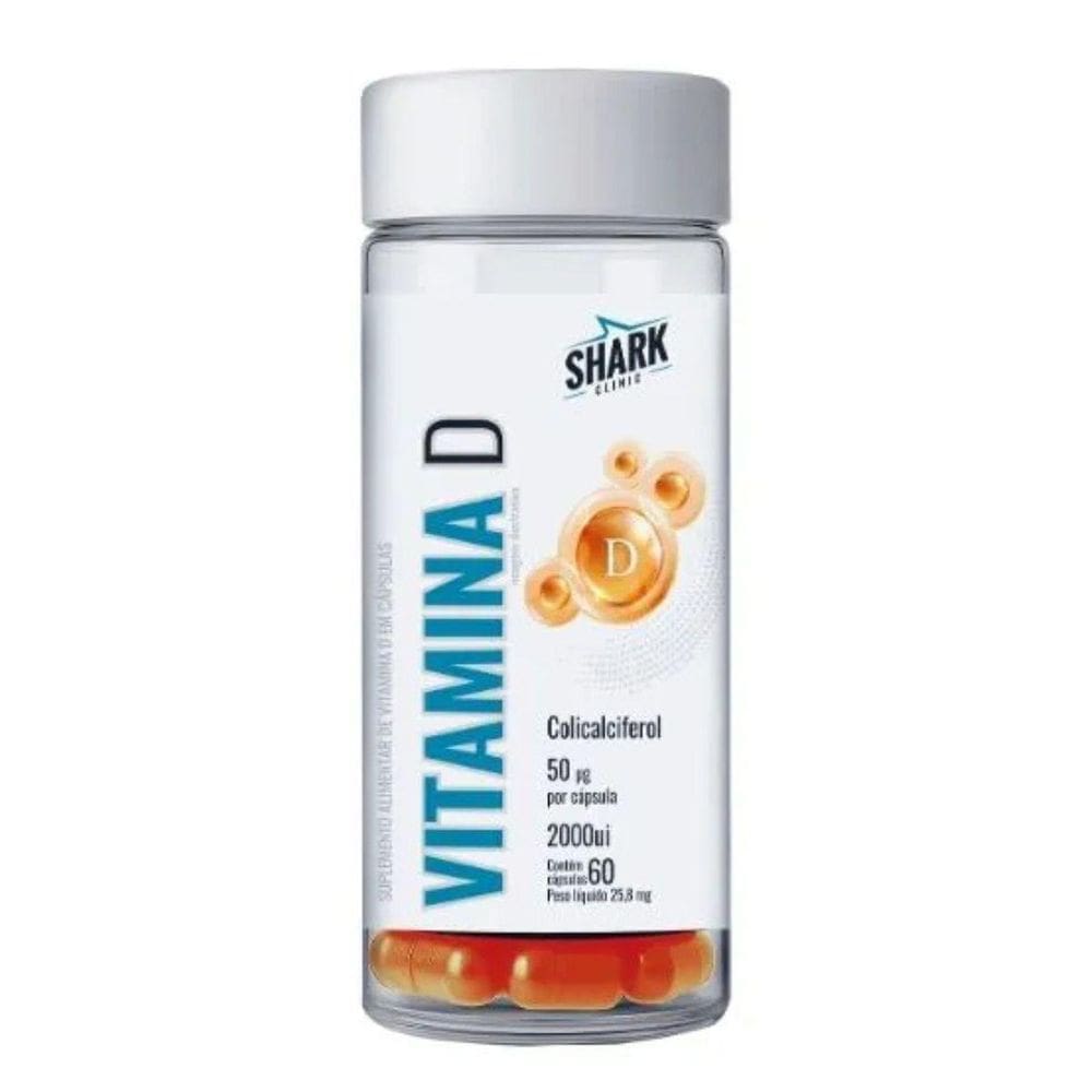 Vitamina D Com 60 Capsulas Sharkpro
