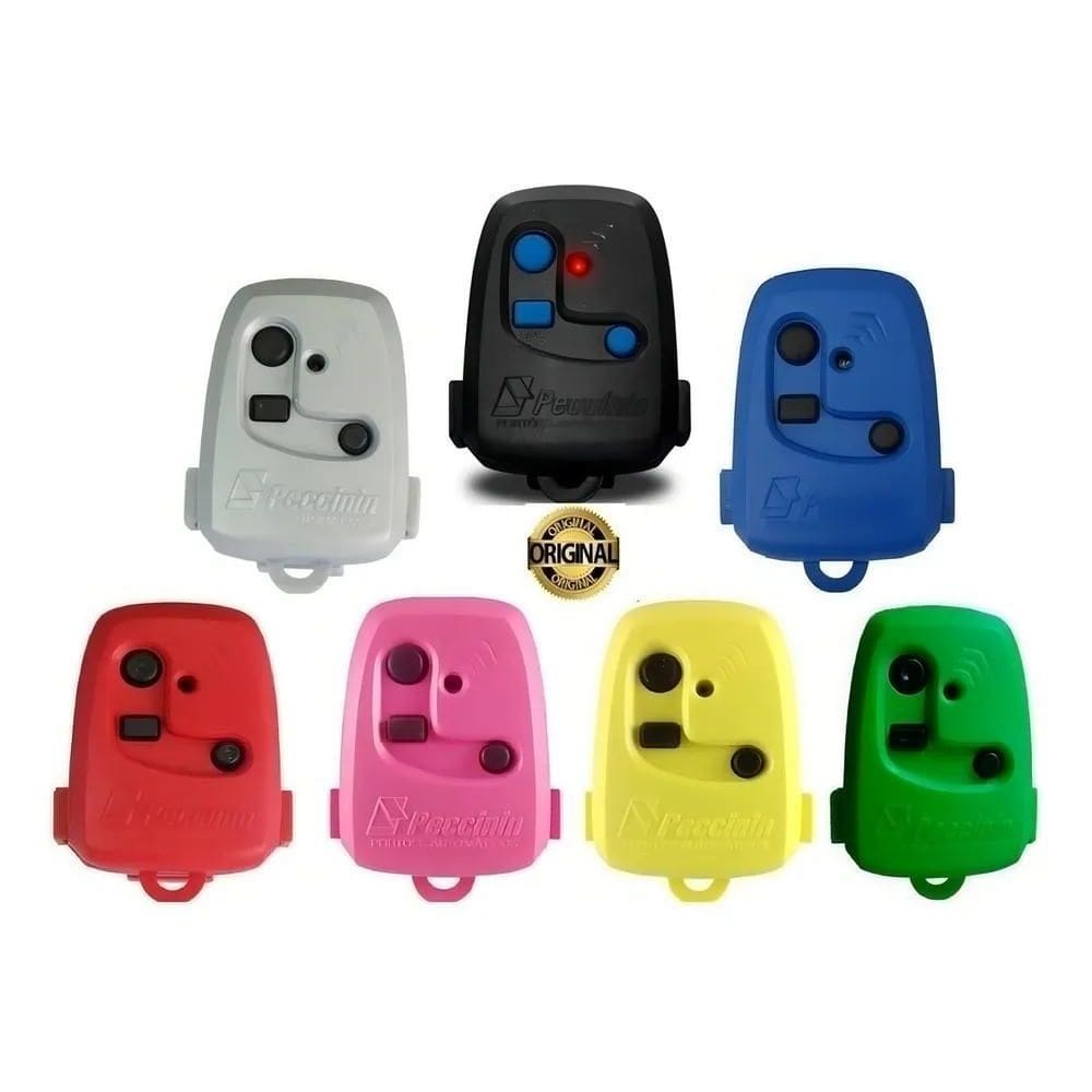 2X Controle Remoto Para Portão Peccinin Colorido Cores