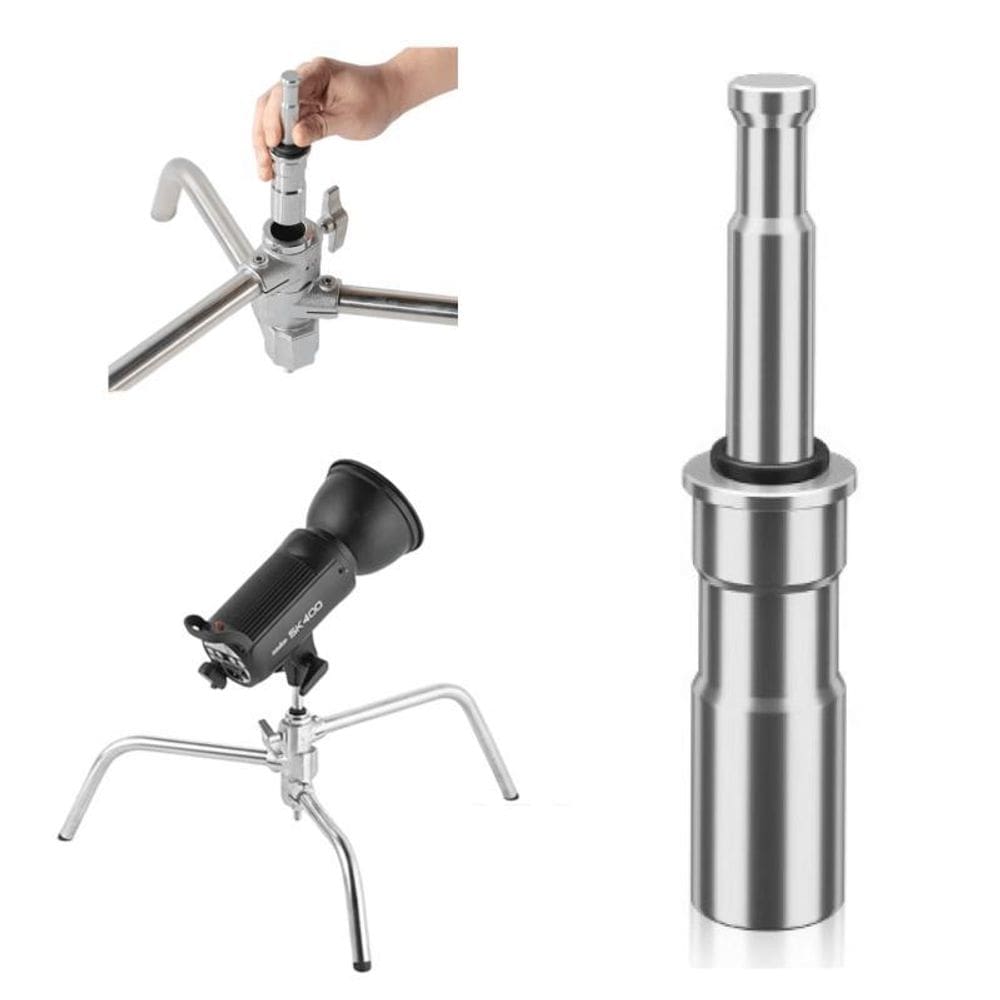 Adaptador De Iluminação 5/8 Rod Head Para Tripé C-Stand