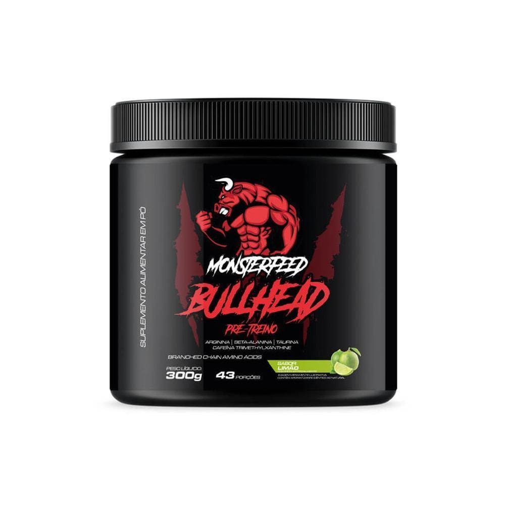 Bullhead Pré-Treino 300G Monsterfeed - Limão