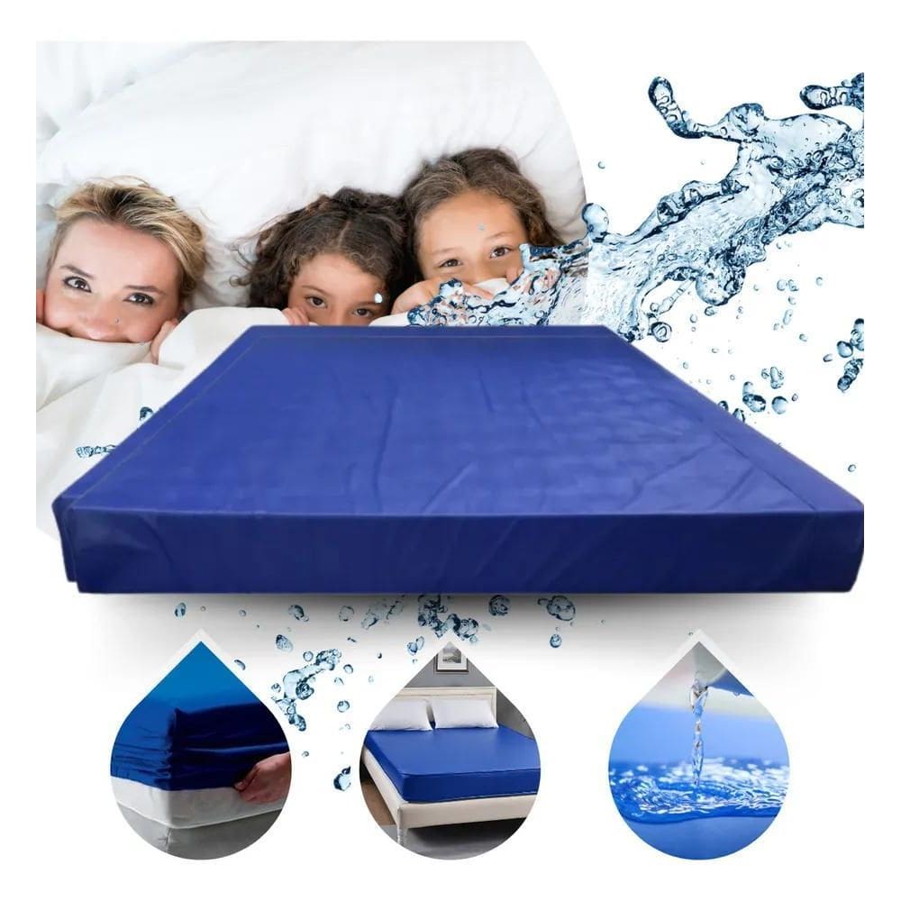 2X Capa Colchão Protetora Impermeavel Hospitalar Lençol Casa