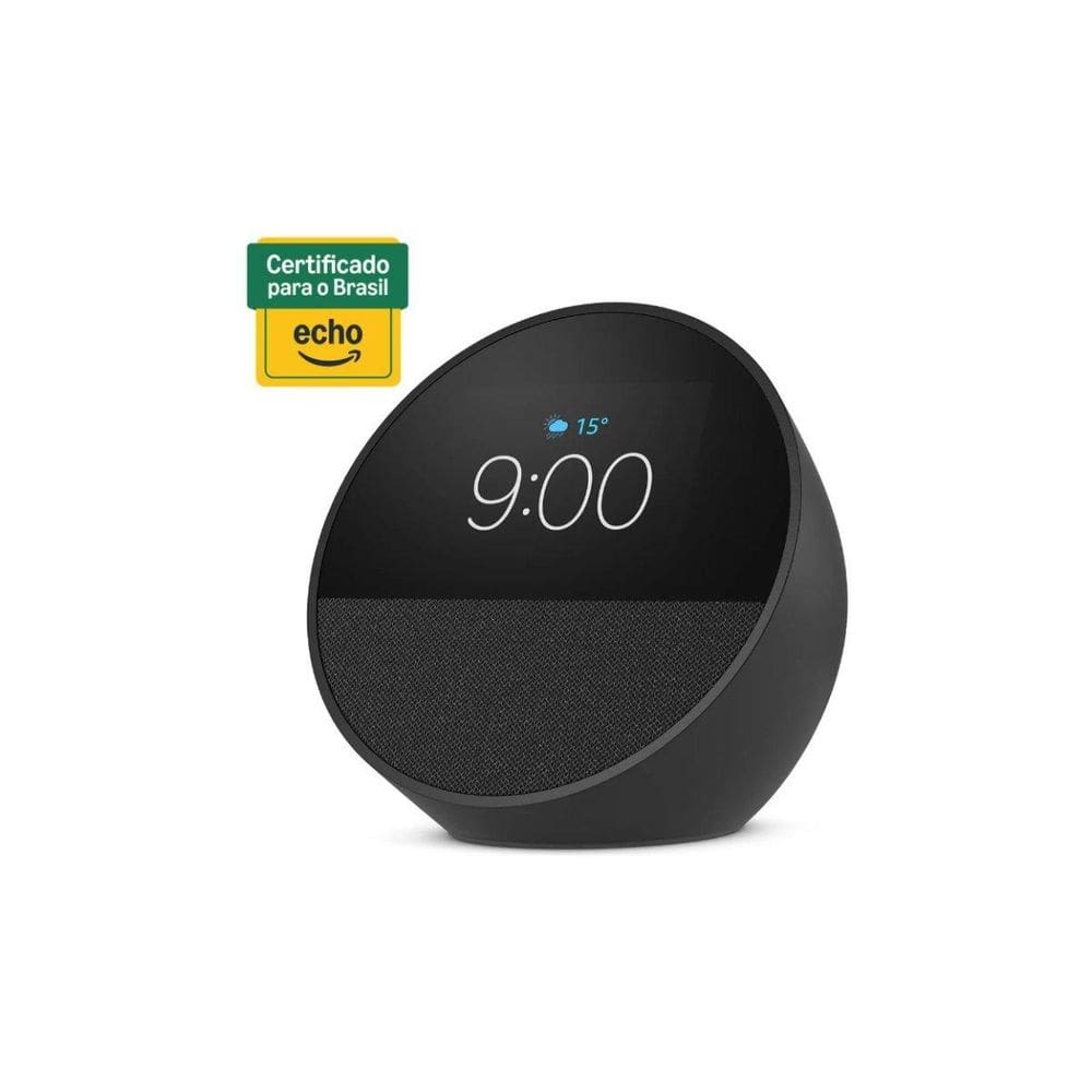 Echo Spot 2024 Com Alexa Despertador Inteligente Preto Amazo